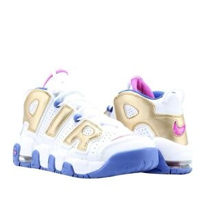 Nike Air More Uptempo Low Fuchsia Blast 6Y 415082 Girls sneaker running jogging